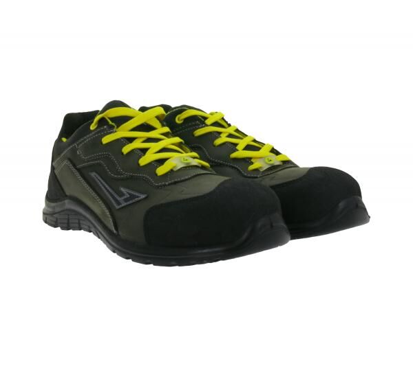 GARSPORT G1Pro Low S3S Herren & Damen ESD-Sicherheits-Schuhe mit Cyclone PU-Sohle Arbeits-Schuhe Schnür-Schuhe MGDS1050028 2543 Dunkelgrau