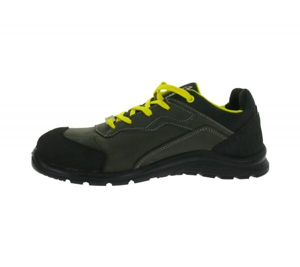 GARSPORT G1Pro Low S3S Herren & Damen ESD-Sicherheits-Schuhe mit Cyclone PU-Sohle Arbeits-Schuhe Schnür-Schuhe MGDS1050028 2543 Dunkelgrau
