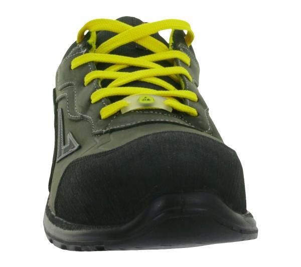GARSPORT G1Pro Low S3S Herren & Damen ESD-Sicherheits-Schuhe mit Cyclone PU-Sohle Arbeits-Schuhe Schnür-Schuhe MGDS1050028 2543 Dunkelgrau