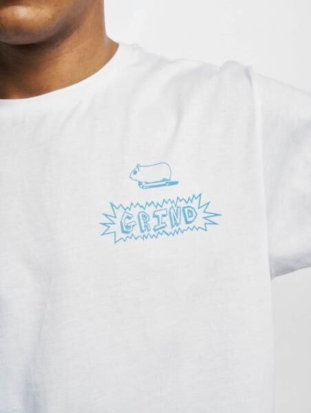 GRIND Inc Hamster R-Ausschnitt T-Shirt wei&szlig;