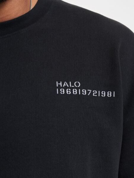 HALO Essential Crew Sweatshirt schwarz