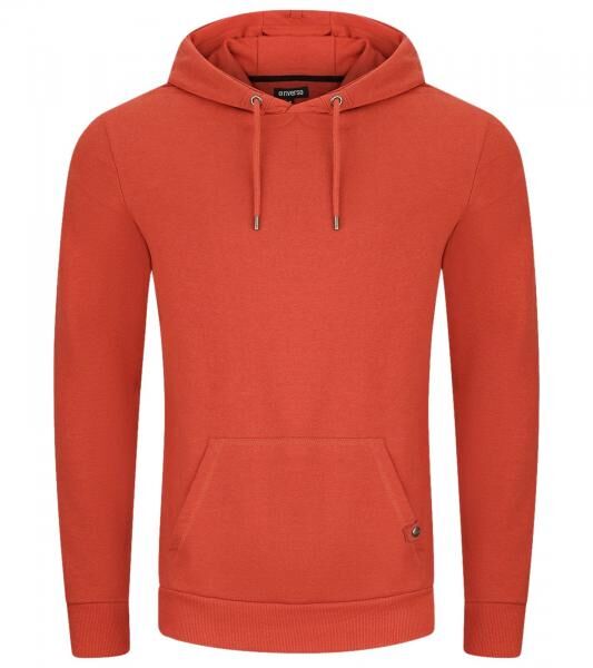 Herren Hoodie Kapuzen-Pullover Basic-Pullover moderner Baumwoll-Pullover Sweater Gro&szlig;e Gr&ouml;&szlig;en Rot