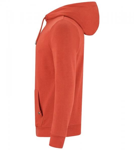 Herren Hoodie Kapuzen-Pullover Basic-Pullover moderner Baumwoll-Pullover Sweater Gro&szlig;e Gr&ouml;&szlig;en Rot