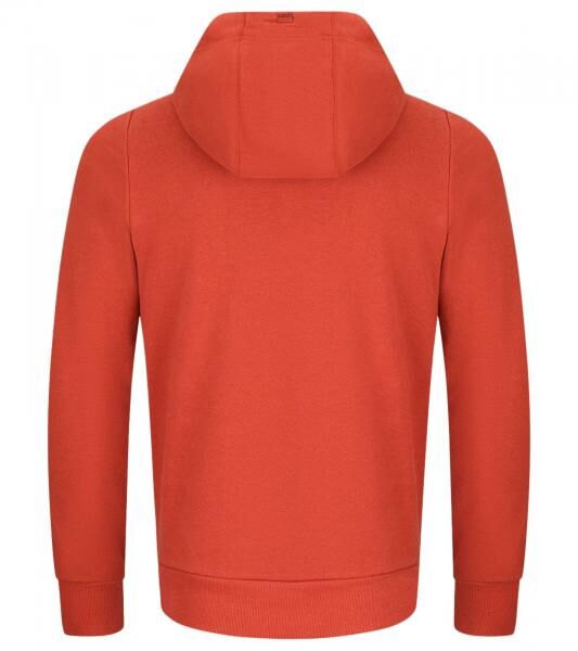 Herren Hoodie Kapuzen-Pullover Basic-Pullover moderner Baumwoll-Pullover Sweater Gro&szlig;e Gr&ouml;&szlig;en Rot