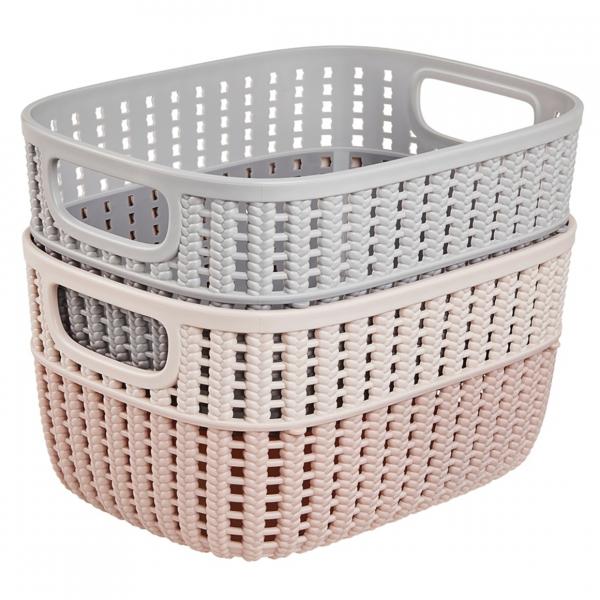 Keeeper Wäschekorb blau 29 cm 6,8 L
