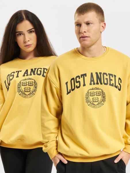 KEINE LIEBE Lost Angeles Pullover gelb