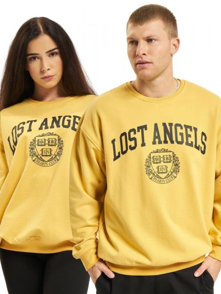 KEINE LIEBE Lost Angeles Pullover gelb