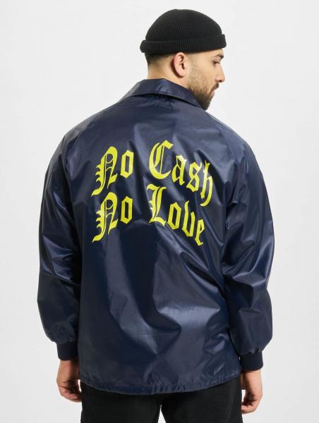 KEINE LIEBE No Love Leichte Jacke blau