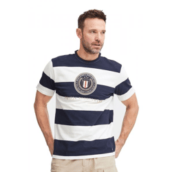 klassisches FQ1924 FQTom SS Herren T-Shirt mit Rundhals Shirt 21900645-114201 Weiß