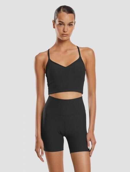 komfortables aim'n Damen Bralette Stretch Schwarz