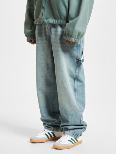l&auml;ssige DEF Herren Jeans mit Baumwolle Blau