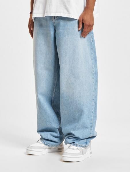 l&auml;ssige DEF Herren Jeans mit Baumwolle Hell-Blau