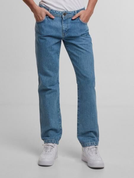 Casual DEF Men's Slim-Fit Jeans in Light Blue Cotton