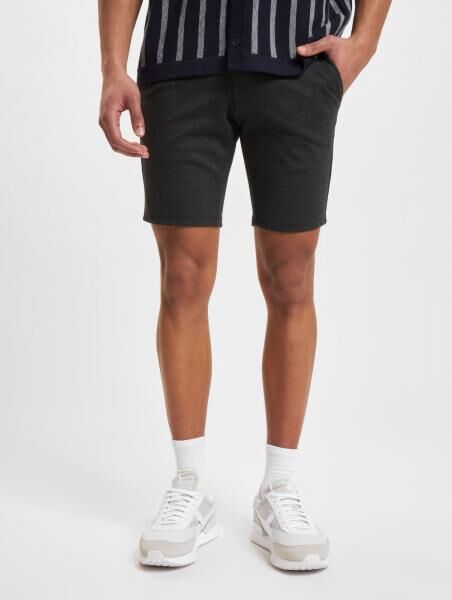 l&auml;ssige Denim Project Herren Shorts Stretch Schwarz