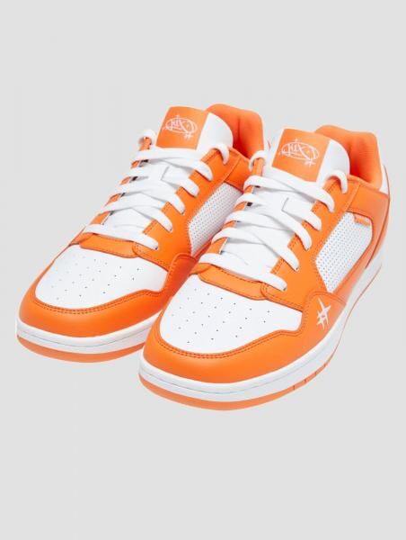 l&auml;ssige K1X | KICKZ Herren Sneaker Orange/Wei&szlig;