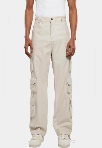 l&auml;ssige Karl Kani Herren Jeans 150 g/m&sup2; mit Baumwolle Ecru-Wei&szlig;