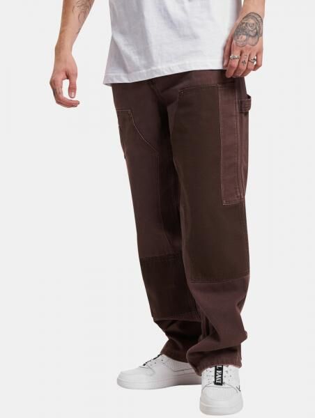 l&auml;ssige Karl Kani Herren Jeans mit Baumwolle Braun