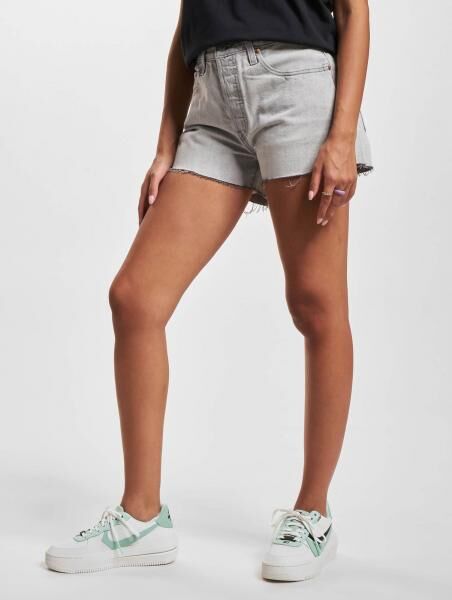 l&auml;ssige LEVI&acute;S Damen Shorts mit Baumwolle Grau