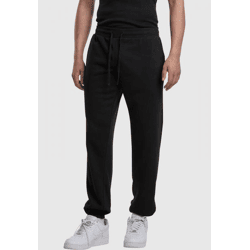 lässige URBAN CLASSICS Herren Hose Stretch Taschen 280 g/m² mit Baumwolle Schwarz
