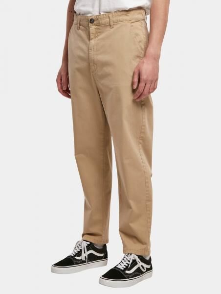 l&auml;ssige Urban Classics Herren Jeans Stretch Rei&szlig;verschluss Taschen mit Baumwolle Beige