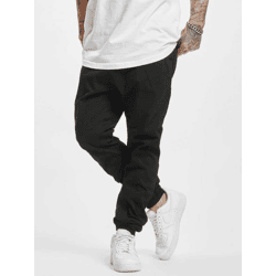Casual URBAN CLASSICS Men's Stretch Jeans with Pockets, 310 g/m², Cotton Blend, Black