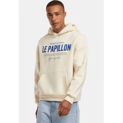 lässiger Mister Tee Herren Hoodie Kapuze 330 g/m² mit Baumwolle Ecru-Weiß