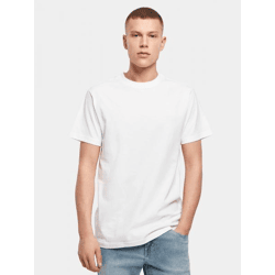 lässiges Build Your Brand Herren T-Shirt 190 g/m² mit Baumwolle Weiß