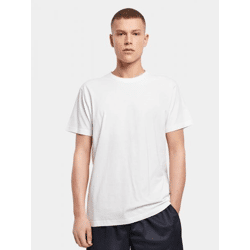 lässiges Build Your Brand Herren T-Shirt 200 g/m² mit Baumwolle Weiß
