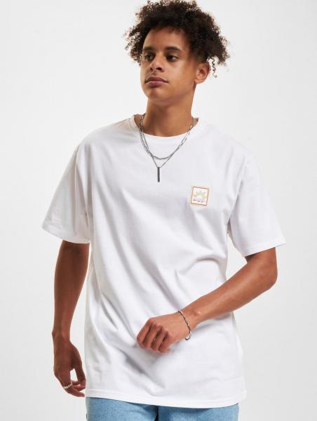 l&auml;ssiges Denim Project Herren T-Shirt Wei&szlig;