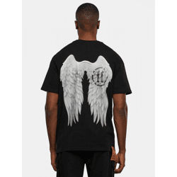lässiges Forgotten Faces Herren T-Shirt Oversize mit Baumwolle Schwarz
