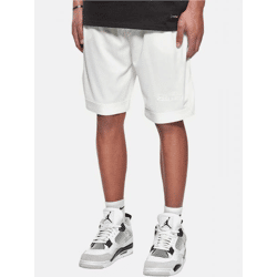 leichte Dropsize Herren Shorts Ecru-Weiß