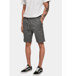 Lightweight URBAN CLASSICS Men's Shorts, Stretch, Drawstring, Pockets, Cotton, Gray