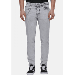 moderne 2Y Premium Herren Jeans Stretch Reißverschluss Taschen mit Baumwolle Grau