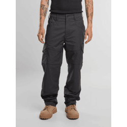 moderne Brandit Herren Jeans Stretch Reißverschluss Schwarz