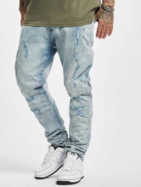 moderne Cayler & Sons Herren Jeans Stretch Rei&szlig;verschluss Taschen mit Baumwolle Blau