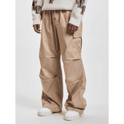 moderne DEF Herren Jeans Kordelzug Klettverschluss mit Baumwolle Beige
