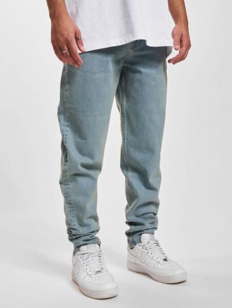 moderne DEF Herren Jeans Taschen Denim mit Baumwolle Blau