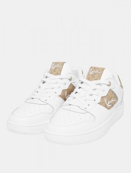 moderne Karl Kani Herren Sneaker Wei&szlig;