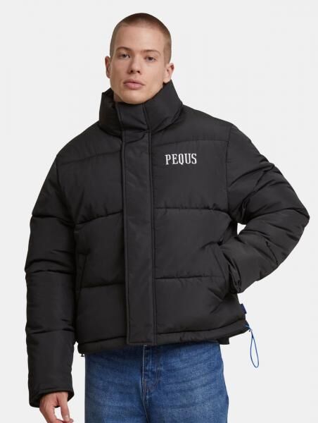 moderne PEQUS Herren Jacke Schwarz