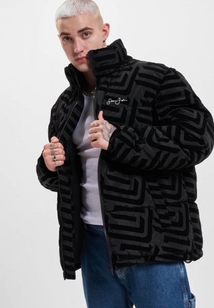 moderne Sean John Herren Jacke Schwarz