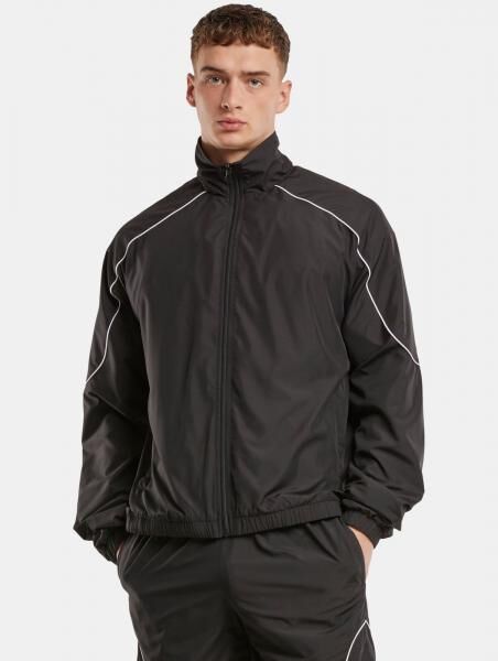 moderne Urban Classics Herren Jacke Rei&szlig;verschluss 68 g/m&sup2; Schwarz