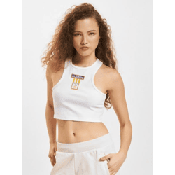 modernes adidas Damen T-Shirt Stretch Weiß