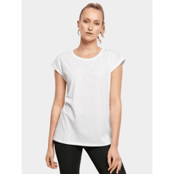 modernes Build Your Brand Damen T-Shirt 140 g/m² mit Baumwolle Weiß
