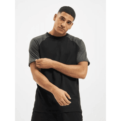 modernes DEF Herren T-Shirt mit Baumwolle Anthrazit