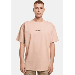 modernes Merchcode Herren T-Shirt Oversize 240 g/m² mit Baumwolle Alt-Rosa