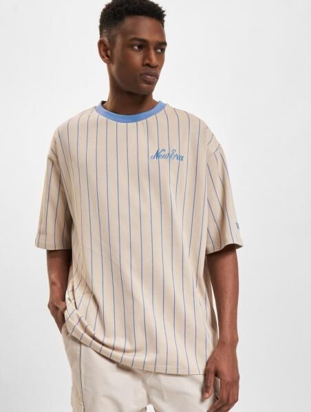 modernes New Era Herren T-Shirt Creme-Wei&szlig;