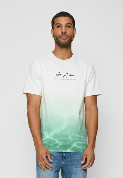 modernes Sean John Herren T-Shirt 250 g/m&sup2; mit Baumwolle Wei&szlig;