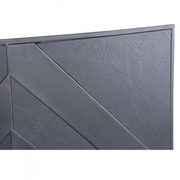 PTMD Wandpaneel Mixa schwarz 120 x 120 cm