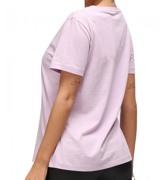 RE:COVERED X Disney Damen T-Shirt mit Micky Maus Aufdruck Baumwoll-Shirt Rundhals-Shirt RCDIF2071 Flieder