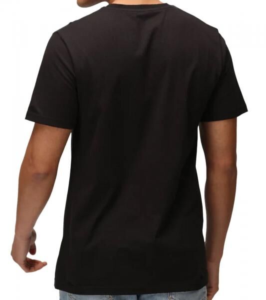RE:COVERED X Disney Herren T-Shirt Mickey Mouse the one and only Print Baumwoll-Shirt Rundhals-Shirt RCDIF2051 Schwarz